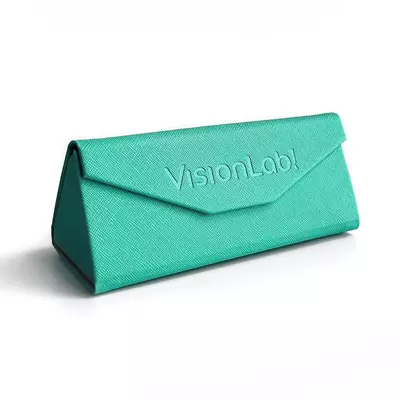 ESTUCHE TRIANGULAR TURQUESA