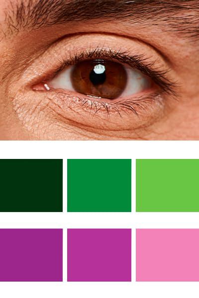 ojos marrones