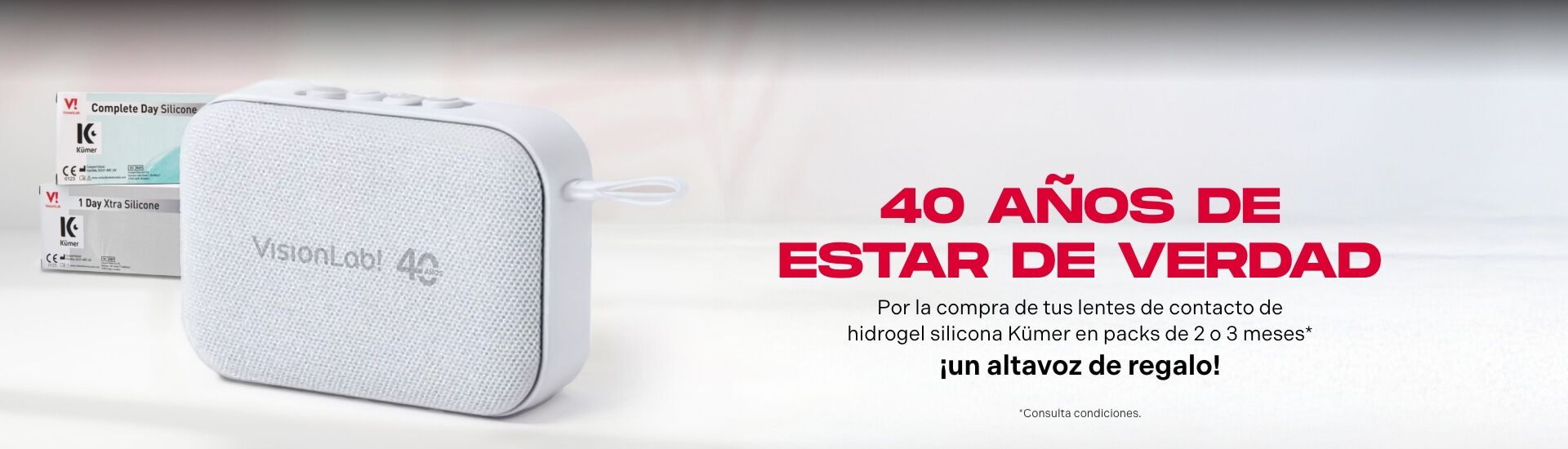 Altavoz de regalo por lentillas Kümer