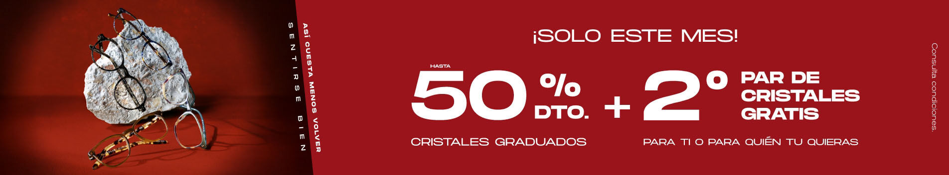 50% cristales + segundo par
