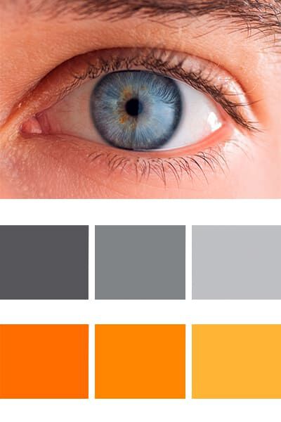 ojos azules