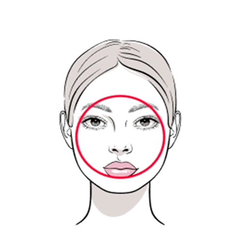 <p>Cara redondeada</p>