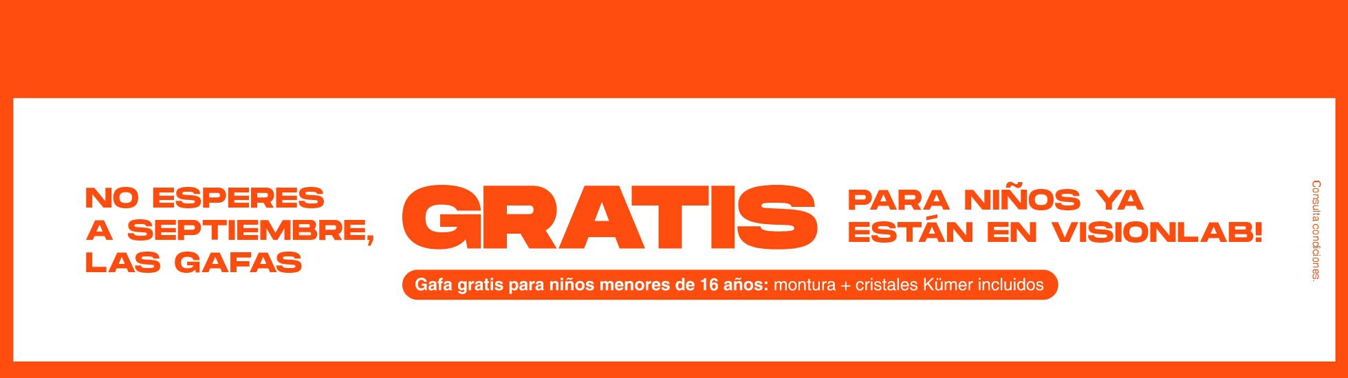 Gafa Graduada GRATIS Niños