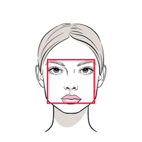 <p>Cara cuadrada</p>