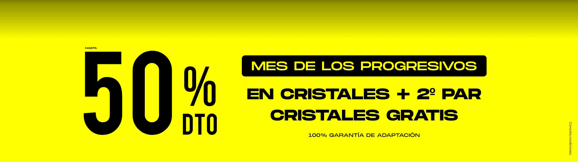 50% progresivos