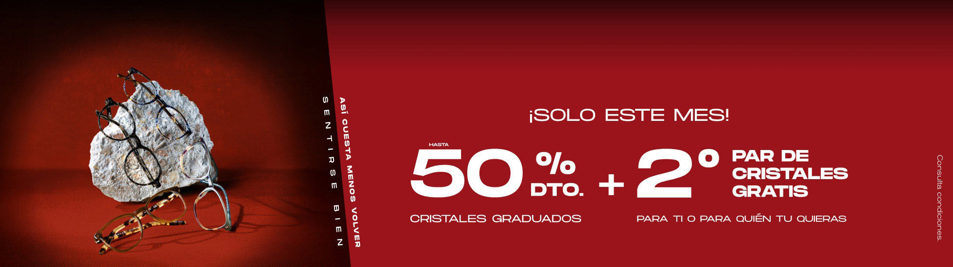 50% cristales + segundo par