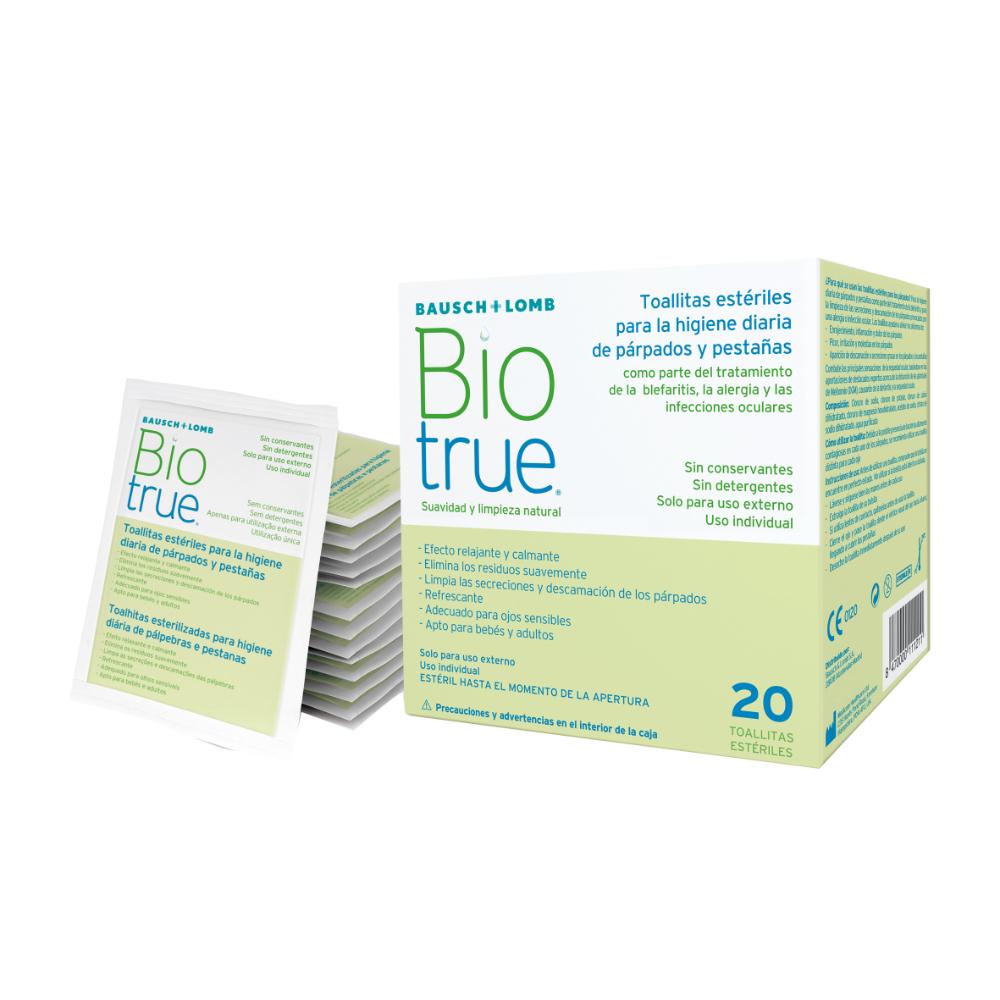 OBS***BIOTRUE TOALLITAS 20 UD image number null