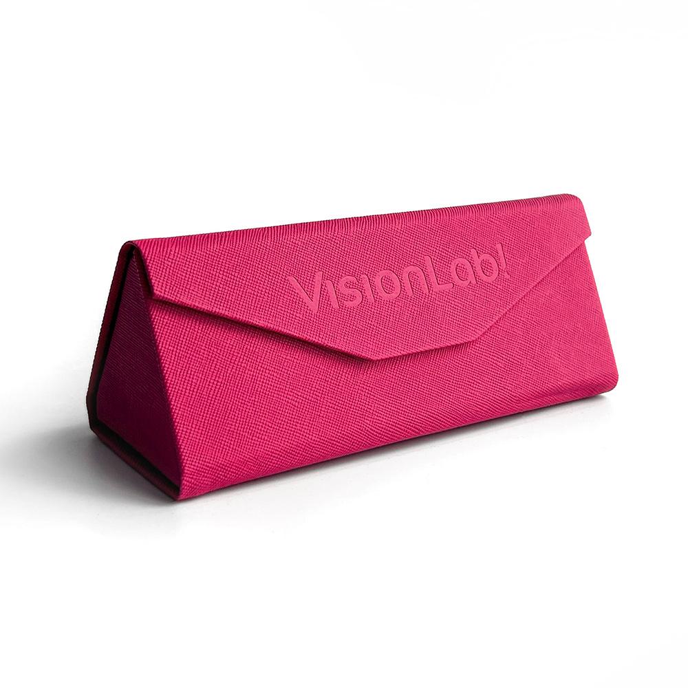 ESTUCHE TRIANGULAR ROSA