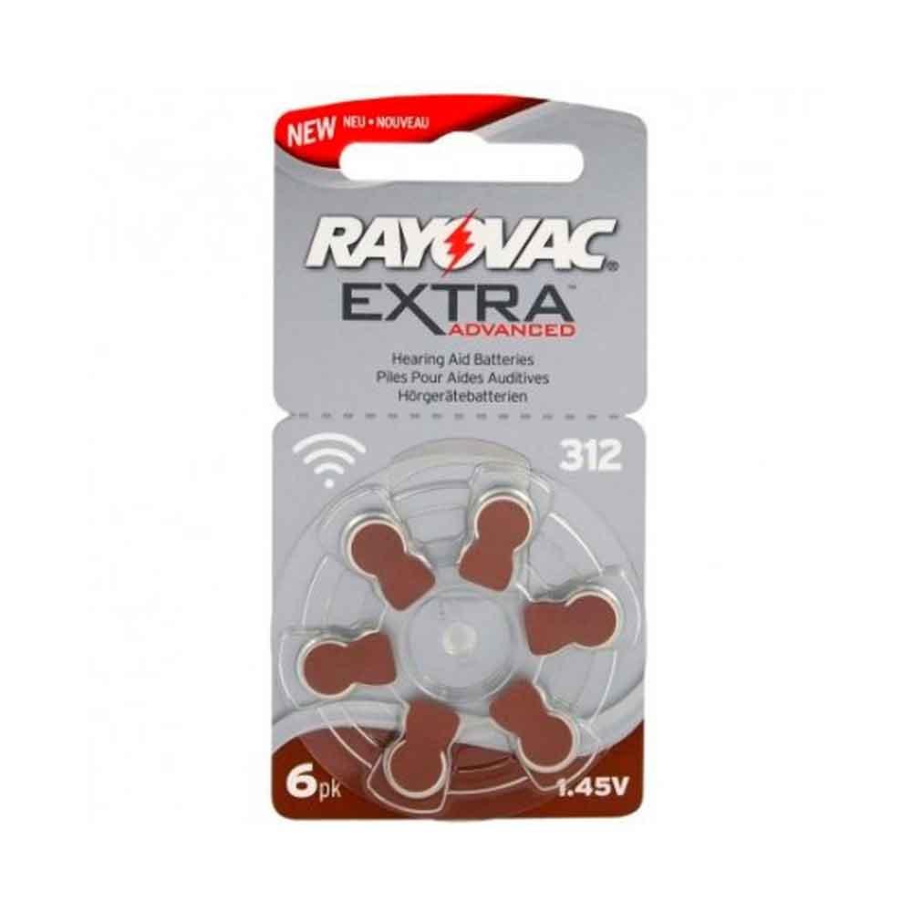 RAYOVAC 312 BELTONE PERSONALIZADAS/6 UND